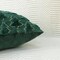 Christmas Tree Decorative Pillow Covers 18x18 Set of 2, Green Soft Plush Faux Fur Farmhouse Throw Cushion Cases for Xmas Winter Holiday Home Decorations